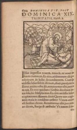 Dominica XIX. Trinitatis ...