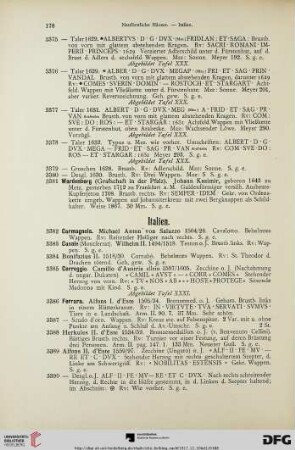 [Italien, Schweiz, Niederlande] (Nr. 3382-3838)