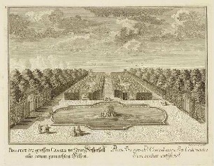 Eutin - Schloss, großer Kanal mit Wasserfall
