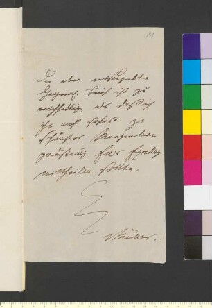 Brief von Müller, Friedrich Theodor Adam Heinrich von an Goethe, Johann Wolfgang von