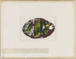 Druck des Künstlers Horst Heinen, o.T., 1962