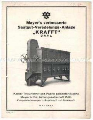 Saatgut-Veredelungsanlage Modell "Krafft"