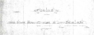 Gsaenger, Gustav; München, Königsplatz, Karolinenplatz; Wiederaufbauplanung - Königs- u. Karolinenplatz (Ansichten)