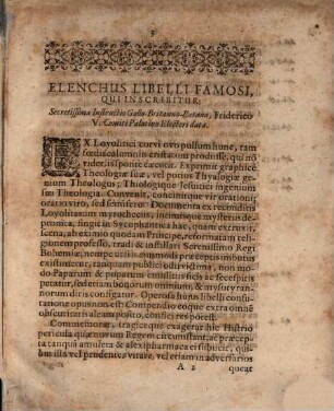 Elenchvs Libelli Famosi, Qui Inscribitur: Secretissima Instructio Gallo-Britanno-Batava Friderico V. ...