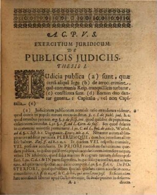 Disputationem juridicam de publicis judiciis