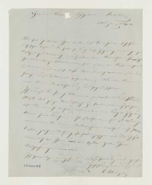 Brief von Carl Etlinger an Joseph Heller