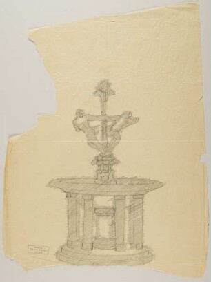 Entwurf für einen Brunnen