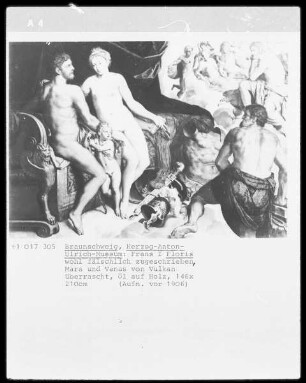 Mars und Venus von Vulcan überrascht