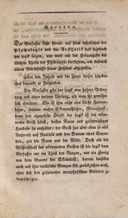 Grundlinien der Logik zum Gebrauche bey Vorlesungen