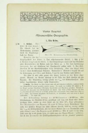 Vierter Hauptteil. Astronomische Geographie
