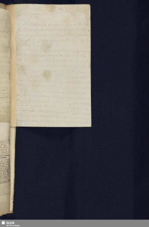 22) Briefentwurf: A. W. Schlegel an den Kaiser Alexander I. von Russland; undat.