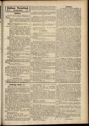 Zweite Ausgabe vom Donnerstag, den 18. April 1912.