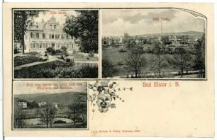 Bad Elster. Villa Linde, Albertpark, Kurhaus