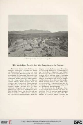 Band 26: XV. vorläufiger Bericht über die Ausgrabungen in Ephesos