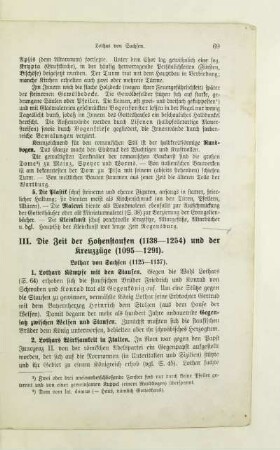 III. Die Zeit der Hohenstaufen (1138-1254) und der Kreuzzüge (1095-1291)