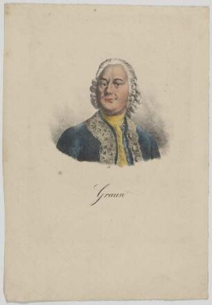 Bildnis des Karl Heinrich Graun