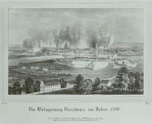 Die Belagerung von Dresden im Jahr 1760
