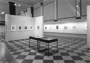 Dresden. Albertinum. Ausstellung "Willi Baumeister. Zeichnungen". Raumaufnahme Mosaiksaal