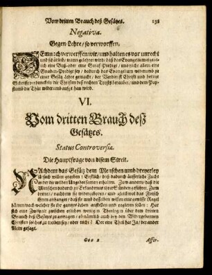 VI. Vom dritten Brauch des Gesätzes