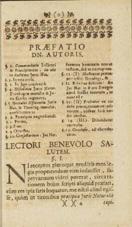 Lectori Benevolo Salutem