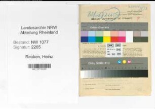 Entnazifizierung Heinz Reuken , geb. 19.09.1919 (Polizist)