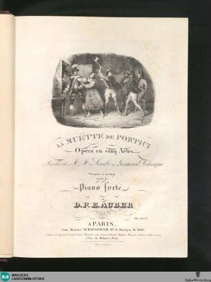 La muette de Portici : opéra en cinq actes