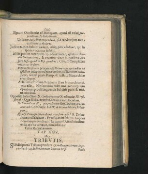 Cap. XXIV. De Tributis.