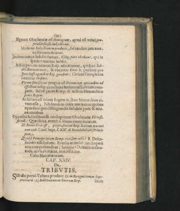 Cap. XXIV. De Tributis.