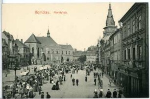 Komotau. Marktplatz