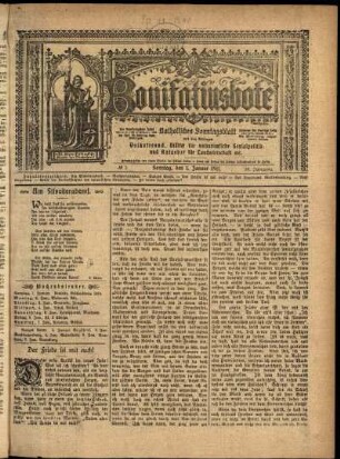 Erste Ausgabe vom Sonntag, den 01. Januar 1911.