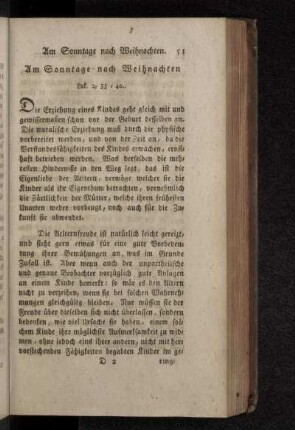 Am Sonntage nach Weihnachten