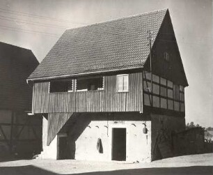 Fachwerkgebäude in Caseritz : Bauwesen - Wirtschaftsgebäude und Gehöfte. Ort: Kozarcy / Caseritz. Fachwerkgebäude mit Pferdestall