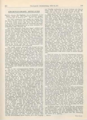 305-306 [Rezension] Haller, Johannes, Das Papsttum ; 2,2.Die Vollendung