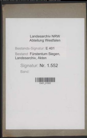Angelegenheiten der Eingesessenen zu Helberhausen