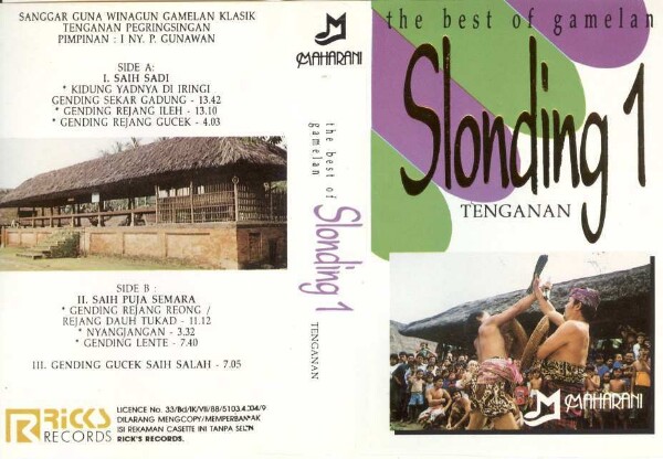 The Best of Gamelan Slonding 1 Tenganan