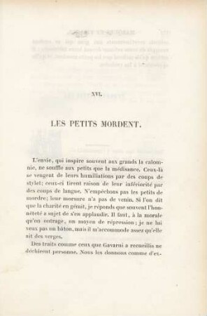 XVI. Les Petits mordent