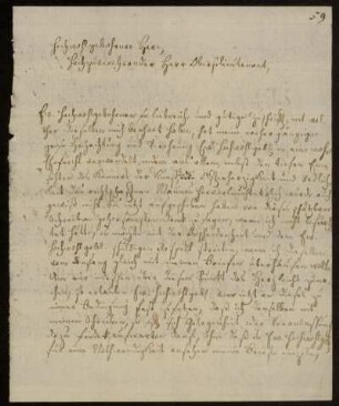Brief von Christian Gottlob Heyne an Johann Friedrich von Uffenbach. Göttingen, 10.12.1763