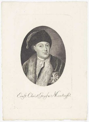 Bildnis des Ernst Christ., Graf v. Manteuffel