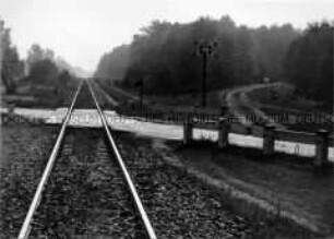 Bahnabzweigung zum ehemaligen Vernichtungslager Treblinka