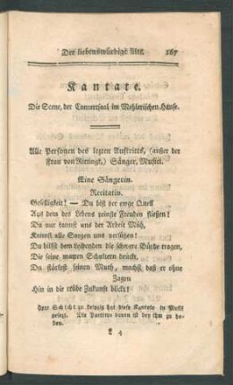 Kantate.