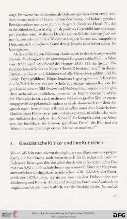 3. Klassizistische Kritiker und ihre Kritteleien