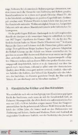 3. Klassizistische Kritiker und ihre Kritteleien
