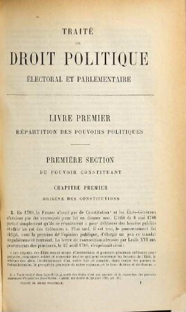 Traité de droit politique électoral et parlementaire
