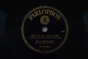 Hab' ich nur deine Liebe : Lied aus der Operette "Boccaccio" / (von Suppé)