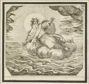Gott scheidet Licht und Dunkelheit (aus der Serie der Schöpfungsszenen)