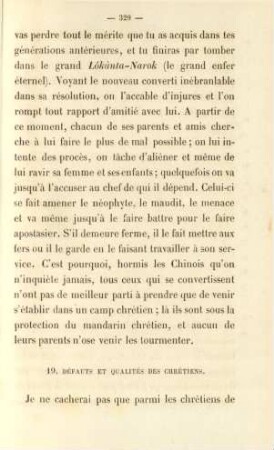 19. Défauts et qualités des chrétiens
