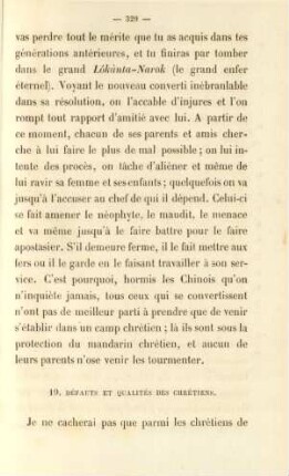 19. Défauts et qualités des chrétiens