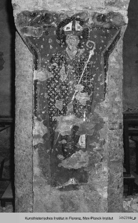 Innendekoration der Kirche San Cristoforo : Heiliger Bischof