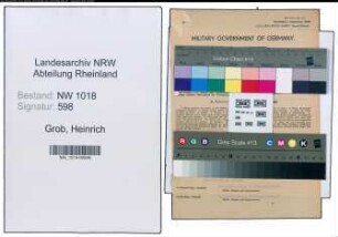 Entnazifizierung Heinrich Grob , geb. 21.07.1900 (Dreher)