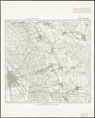 Meßtischblatt 3732 : Helmstedt, 1938 : Helmstedt. - Hrsg. 1902, bericht. 1924, einz. Nachtr. 1938, redakt. Änd. 1938. - 1:25000. - [Berlin]: Reichsamt für Landesaufnahme, 1938. - 1 Kt.